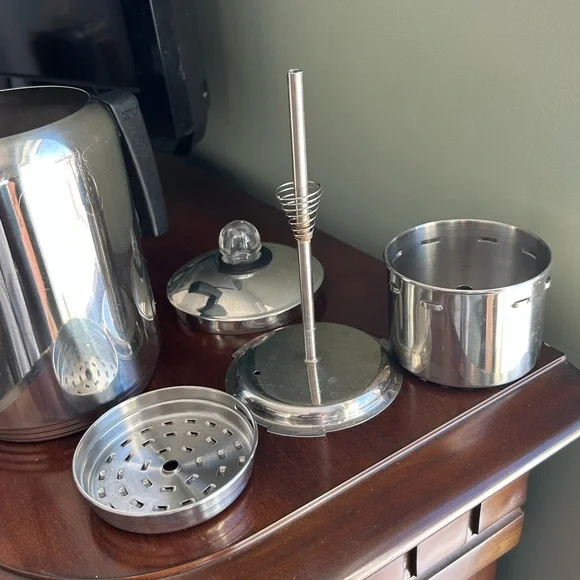 Vintage Stainless Steel Copco coffee maker - 8 cup - Picture 6 of 10